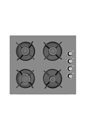 ALVEUS GRİ 2'Lİ CAM ANKASTRE SET [F17-GLS640]